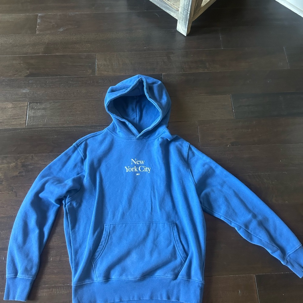 Old Navy Blue "New York City" Pullover Hoodie - Men